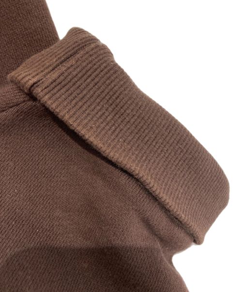 stussy（ステューシー）stussy (ステューシー) ヴィンテージカレッジロゴスウェット ブラウン×グリーン サイズ:XLの古着・服飾アイテム