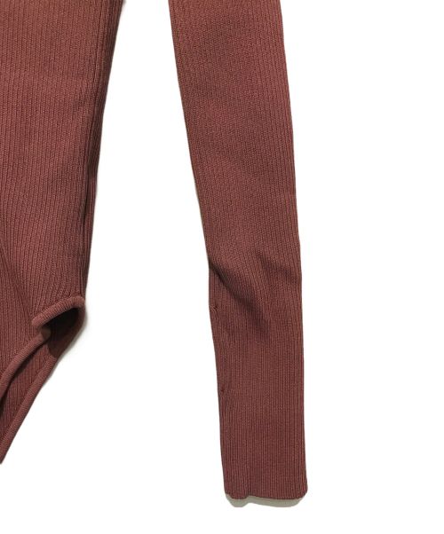 LEINWANDE（ラインヴァンド）LEINWANDE (ラインヴァンド) ボディスーツニット ボルドー サイズ:Freeの古着・服飾アイテム