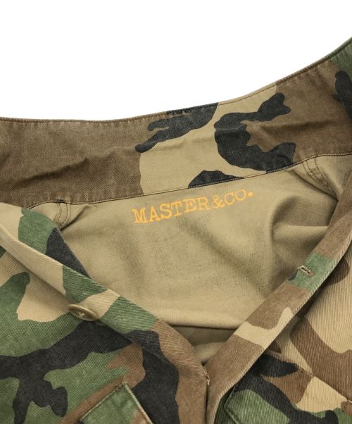 MASTER&CO.（マスターアンドコー）MASTER&CO. (マスターアンドコー) 迷彩ジャケット オリーブ サイズ:Lの古着・服飾アイテム
