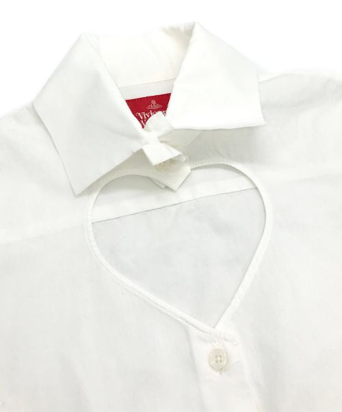 Vivienne Westwood RED LABEL（ヴィヴィアンウエストウッドレッドレーベル）Vivienne Westwood RED LABEL (ヴィヴィアンウエストウッドレッドレーベル) Love Shirts ホワイト サイズ:1の古着・服飾アイテム