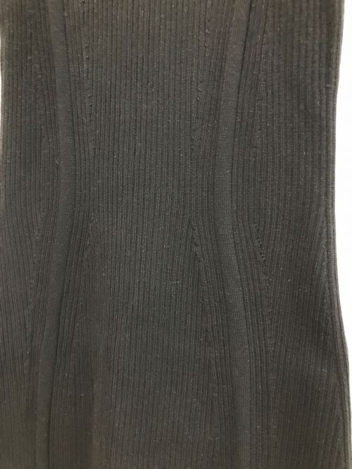 FRAY ID（フレイ アイディー）FRAY ID (フレイ アイディー) ショートシャツSETベアニットワンピース ブルー×ブラック サイズ:ーの古着・服飾アイテム