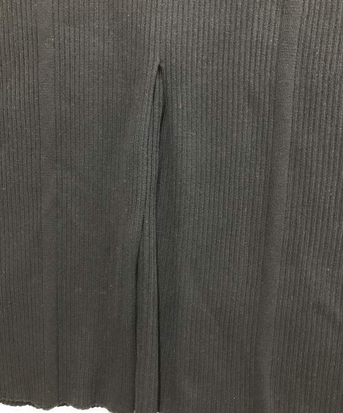 FRAY ID（フレイ アイディー）FRAY ID (フレイ アイディー) ショートシャツSETベアニットワンピース ブルー×ブラック サイズ:ーの古着・服飾アイテム