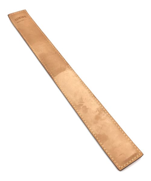 LOEWE（ロエベ）LOEWE (ロエベ) アナグラムレザーバングル オレンジ サイズ:ーの古着・服飾アイテム