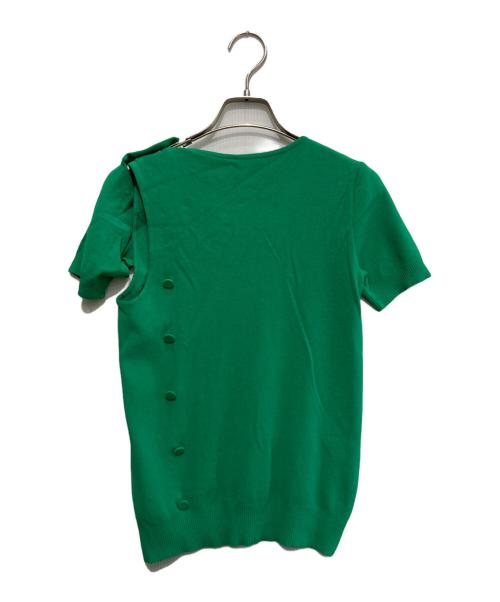 N°21 numero ventuno（ヌメロヴェントゥーノ）N°21 NUMERO VENTUNO (ヌメロヴェントゥーノ) 半袖ニット グリーン サイズ:-の古着・服飾アイテム