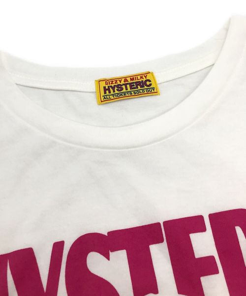 hysteric（ヒステリック）hysteric (ヒステリック) オーバーサイズTシャツ ホワイト サイズ:Freeの古着・服飾アイテム