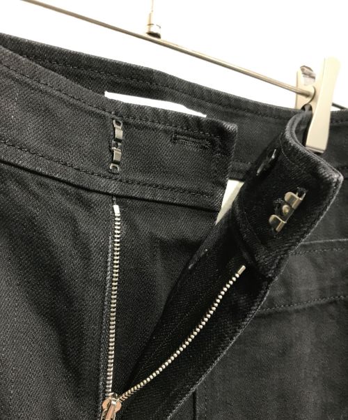 ADORE（アドーア）ADORE (アドーア) ブランプリントパンツ ブラック サイズ:36の古着・服飾アイテム