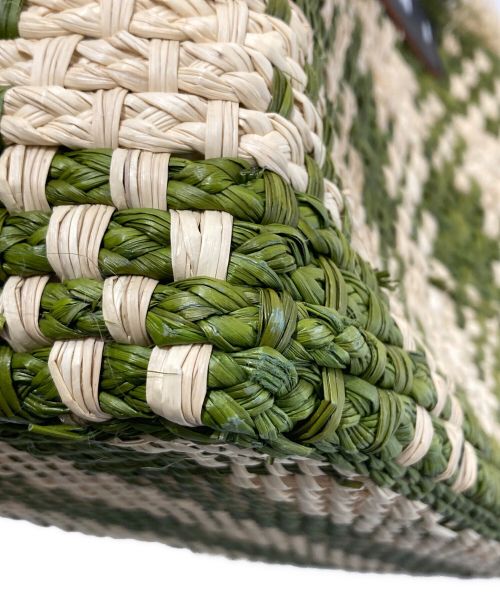 MARNI（マルニ）MARNI (マルニ) サンセットバッグ ベージュ×グリーンの古着・服飾アイテム