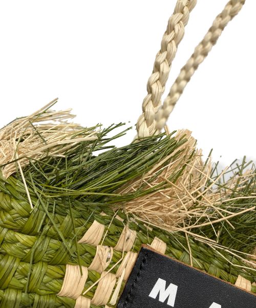 MARNI（マルニ）MARNI (マルニ) サンセットバッグ ベージュ×グリーンの古着・服飾アイテム