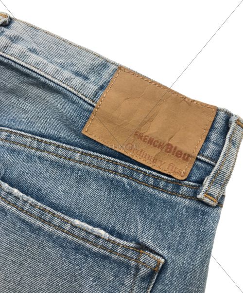ordinary fits（オーディナリーフィッツ）ordinary fits (オーディナリーフィッツ) FRENCH Blueクラッシュデニムパンツ スカイブルー サイズ:W30の古着・服飾アイテム