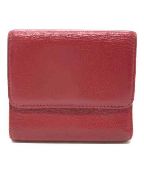 CHANEL（シャネル）CHANEL (シャネル) ココマーク2つ折り財布 レッド サイズ:ーの古着・服飾アイテム