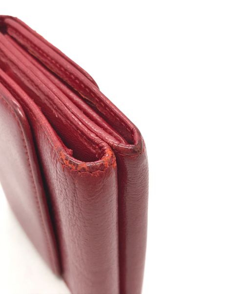 CHANEL（シャネル）CHANEL (シャネル) ココマーク2つ折り財布 レッド サイズ:ーの古着・服飾アイテム