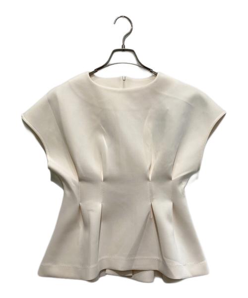 anuans（アニュアンス）anuans (アニュアンス) ペプラムカットトップス アイボリー サイズ:F 未使用品の古着・服飾アイテム