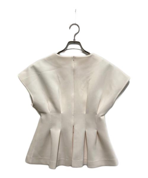 anuans（アニュアンス）anuans (アニュアンス) ペプラムカットトップス アイボリー サイズ:F 未使用品の古着・服飾アイテム