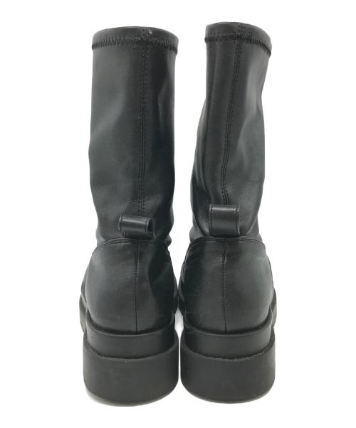 FRAY ID（フレイ アイディー）FRAY ID (フレイ アイディー) トラックソールストレッチブーツ ブラック サイズ:36の古着・服飾アイテム