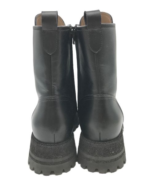SIDANHA（シダナ）SIDANHA (シダナ) レースアップブーツ ブラック サイズ:37 1/2の古着・服飾アイテム