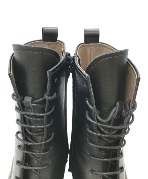 SIDANHA（シダナ）SIDANHA (シダナ) レースアップブーツ ブラック サイズ:37 1/2の古着・服飾アイテム