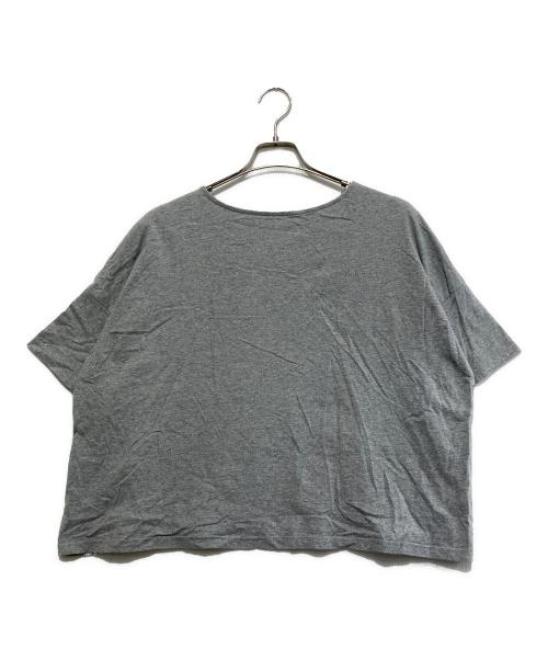 BEARDSLEY（ビアズリー）BEARDSLEY (ビアズリー) ペイズリー刺繍Tシャツ グレー サイズ:FREEの古着・服飾アイテム