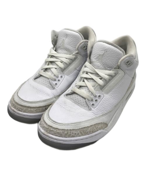NIKE（ナイキ）NIKE (ナイキ) AIR JORDAN 3 RETRO ホワイト サイズ:US 8.5の古着・服飾アイテム