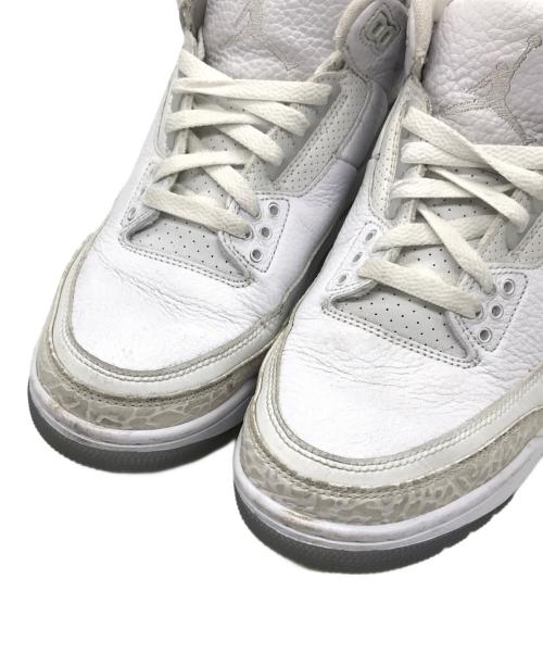 NIKE（ナイキ）NIKE (ナイキ) AIR JORDAN 3 RETRO ホワイト サイズ:US 8.5の古着・服飾アイテム