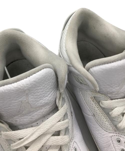NIKE（ナイキ）NIKE (ナイキ) AIR JORDAN 3 RETRO ホワイト サイズ:US 8.5の古着・服飾アイテム