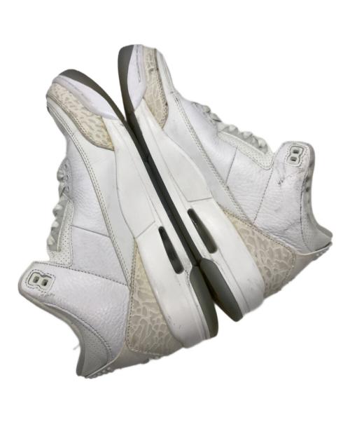 NIKE（ナイキ）NIKE (ナイキ) AIR JORDAN 3 RETRO ホワイト サイズ:US 8.5の古着・服飾アイテム