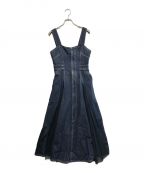 RANDAランダ）の古着「キャミソールデニムワンピース」｜インディゴ