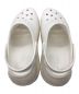 中古・古着 crocs (クロックス) MEGA CRUSH CLOG（メガ クラッシュ クロッグ） ホワイト サイズ:M9 W11：6000円