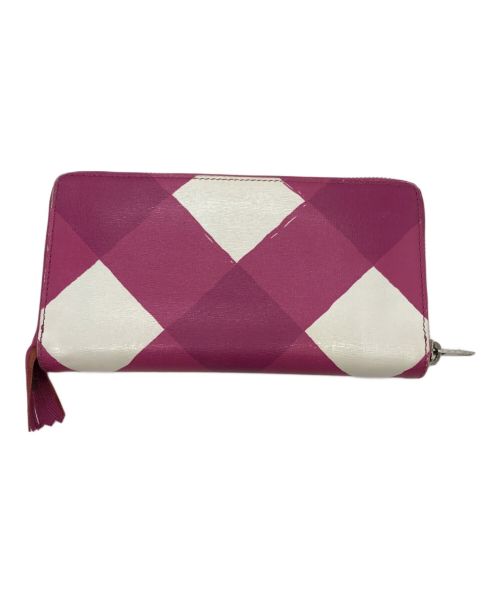 BALENCIAGA（バレンシアガ）BALENCIAGA (バレンシアガ) ラウンドファスナーウォレット ショッキングピンクの古着・服飾アイテム