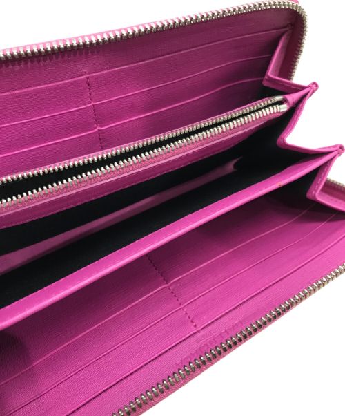 BALENCIAGA（バレンシアガ）BALENCIAGA (バレンシアガ) ラウンドファスナーウォレット ショッキングピンクの古着・服飾アイテム