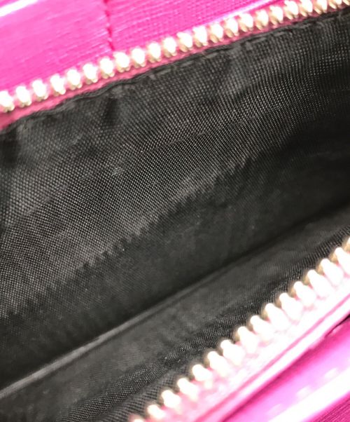 BALENCIAGA（バレンシアガ）BALENCIAGA (バレンシアガ) ラウンドファスナーウォレット ショッキングピンクの古着・服飾アイテム