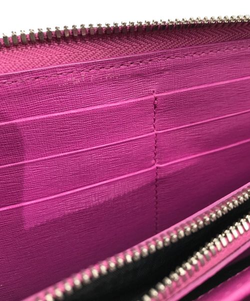 BALENCIAGA（バレンシアガ）BALENCIAGA (バレンシアガ) ラウンドファスナーウォレット ショッキングピンクの古着・服飾アイテム