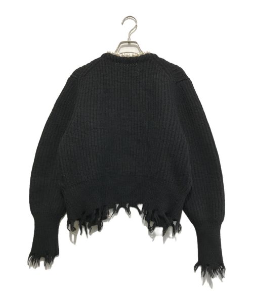 MADISON BLUE（マディソンブルー）MADISON BLUE (マディソンブルー) PEARL DAMAGE CD BRITISH WOOL ブラック サイズ:XSの古着・服飾アイテム