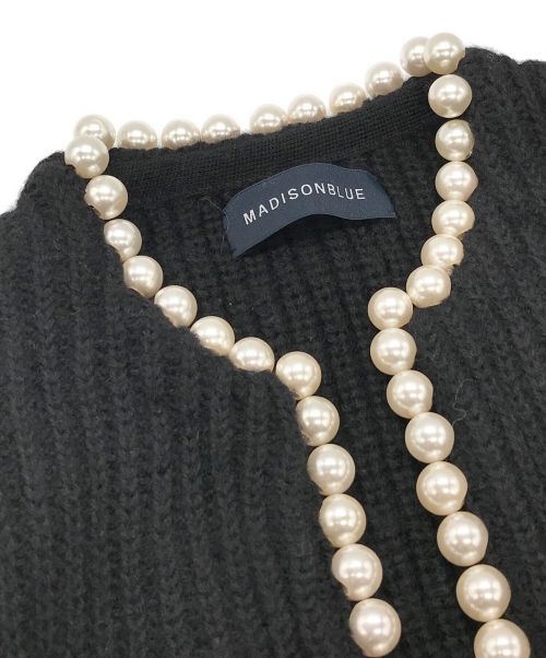 MADISON BLUE（マディソンブルー）MADISON BLUE (マディソンブルー) PEARL DAMAGE CD BRITISH WOOL ブラック サイズ:XSの古着・服飾アイテム