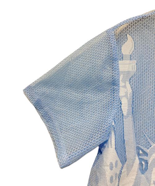 HUF（ハフ）HUF (ハフ) WORLD TOUR LACE SHIRT ブルー サイズ:SIZE Lの古着・服飾アイテム