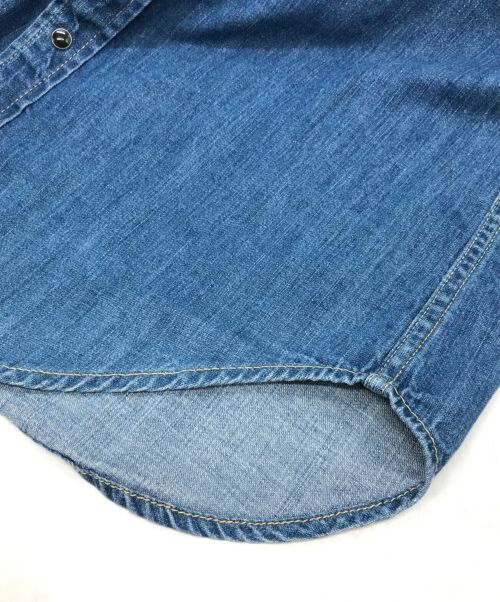 Rags McGREGOR（ラグスマックレガー）Rags McGREGOR (ラグス マクレガー) デニムウエスタンシャツ インディゴ サイズ:Lの古着・服飾アイテム