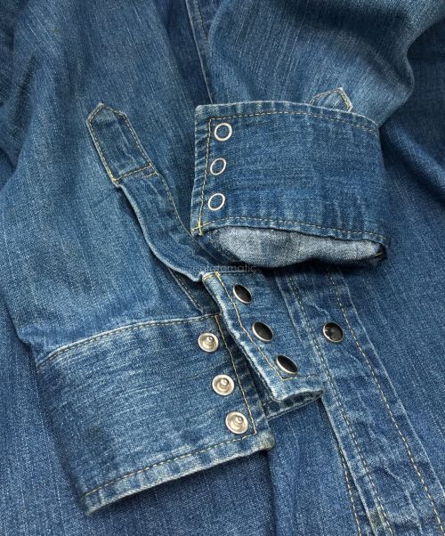 Rags McGREGOR（ラグスマックレガー）Rags McGREGOR (ラグス マクレガー) デニムウエスタンシャツ インディゴ サイズ:Lの古着・服飾アイテム