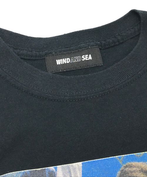 WIND AND SEA（ウィンダンシー）WIND AND SEA (ウィンド アンド シー) プリントTシャツ ブラック サイズ:Lの古着・服飾アイテム