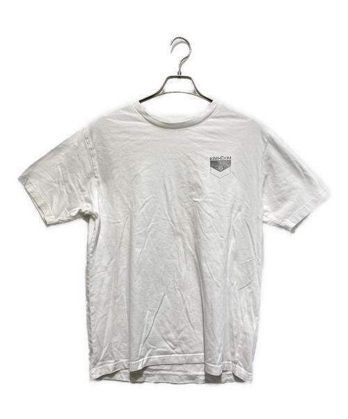KIMHKIM（キムヘキム）KIMHKIM (キムヘキム) プリントTシャツ ホワイト サイズ:Sの古着・服飾アイテム