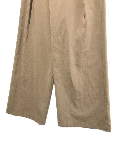 FRAMeWORK（フレームワーク）FRAMeWORK (フレームワーク) 撥水強撚ポリエステルラップワイドパンツ ブラウン サイズ:36の古着・服飾アイテム