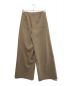 FRAMeWORK (フレームワーク) 撥水強撚ポリエステルラップワイドパンツ ブラウン サイズ:36：6000円