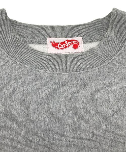 Car Service（カーサービス）Car Service (カーサービス) プリントスウェット グレー サイズ:2の古着・服飾アイテム