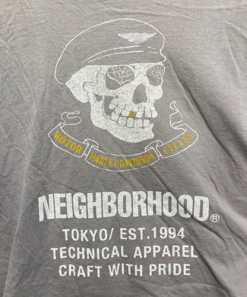 NEIGHBORHOOD（ネイバーフッド）NEIGHBORHOOD (ネイバーフッド) HARLEY-DAVIDSON (ハーレーダビッドソン) 22AW H-D.TEE SS.CO Tシャツ グレー サイズ:Sの古着・服飾アイテム