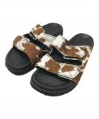 PELLICO SUNNYペリーコサニー）の古着「SALA PONY MUCCA」｜ホワイト×ブラウン