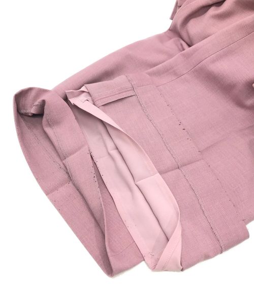 CLANE（クラネ）CLANE (クラネ) SEMI WIDE TUCK PANTS ピンク サイズ:1の古着・服飾アイテム