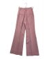 CLANE (クラネ) SEMI WIDE TUCK PANTS ピンク サイズ:1：2000円