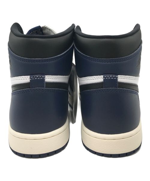 NIKE（ナイキ）NIKE (ナイキ) AIR JORDAN 1 RETRO HIGH OG ホワイト×ネイビー サイズ:US 9.5 未使用品の古着・服飾アイテム