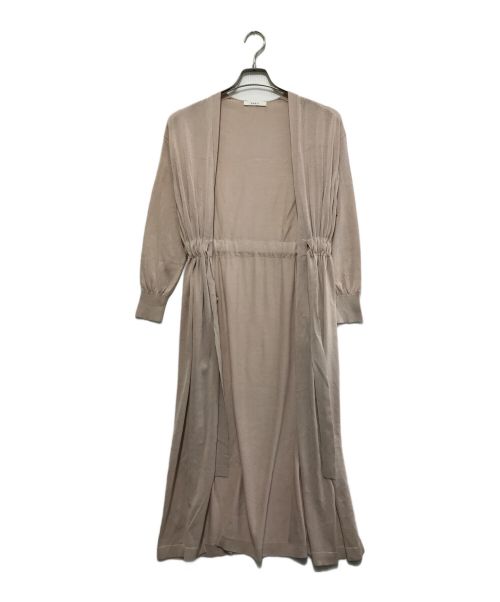 ANAYI（アナイ）ANAYI (アナイ) ロングニットカーディガン ベージュ サイズ:36の古着・服飾アイテム