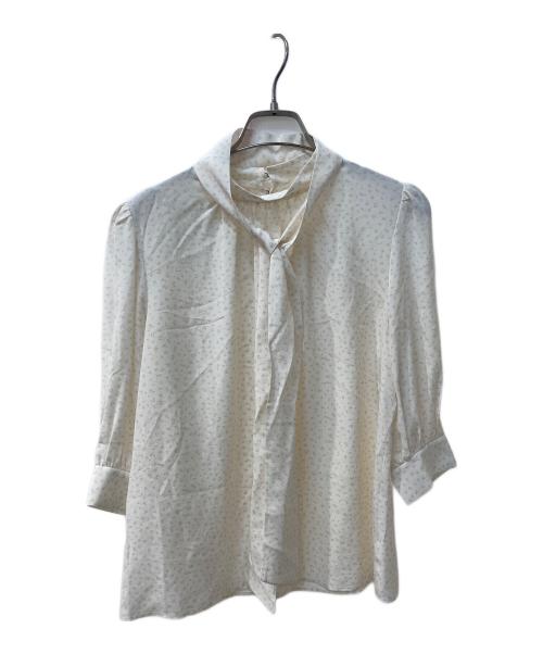 ANAYI（アナイ）ANAYI (アナイ) 柄ブラウス ベージュ サイズ:36の古着・服飾アイテム