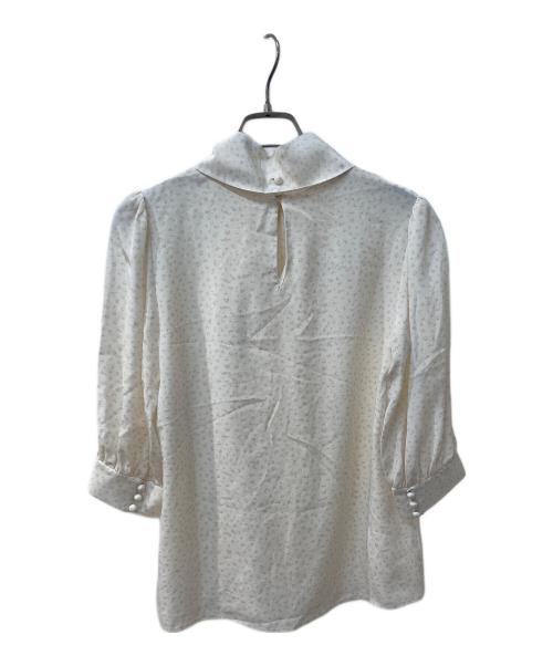 ANAYI（アナイ）ANAYI (アナイ) 柄ブラウス ベージュ サイズ:36の古着・服飾アイテム