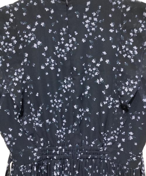 JUSGLITTY（ジャスグリッティー）JUSGLITTY (ジャスグリッティー) リトルフラワープリーツワンピース ネイビー サイズ:SIZE 0の古着・服飾アイテム